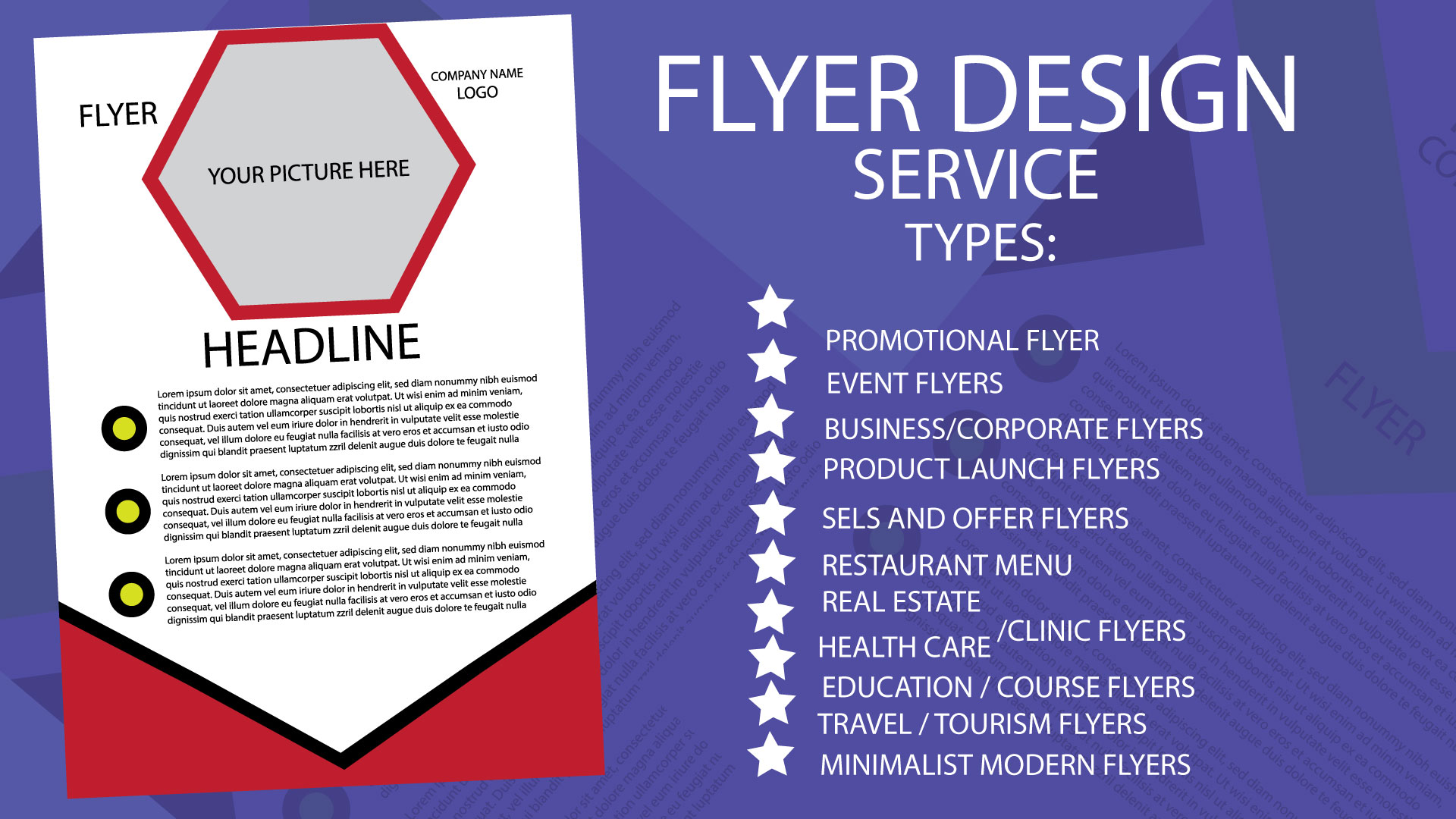 Professional Flyer Design for Business, Promotion and Events