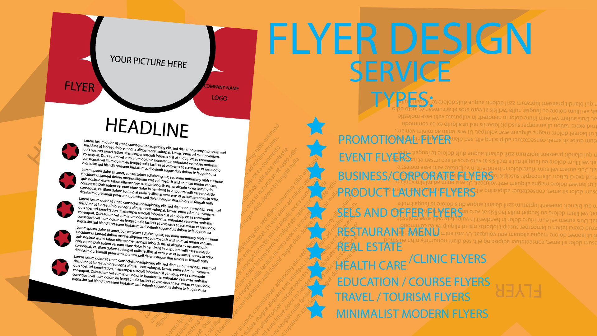 Professional Flyer Design for Business, Promotion and Events
