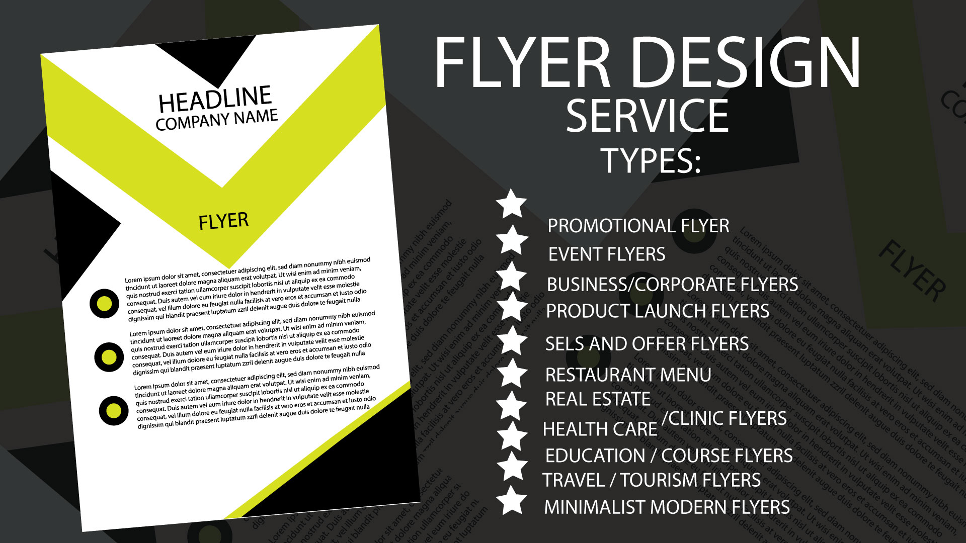 Professional Flyer Design for Business, Promotion and Events