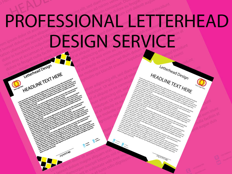 Professional Letterhead Design for Business and Corporate Use