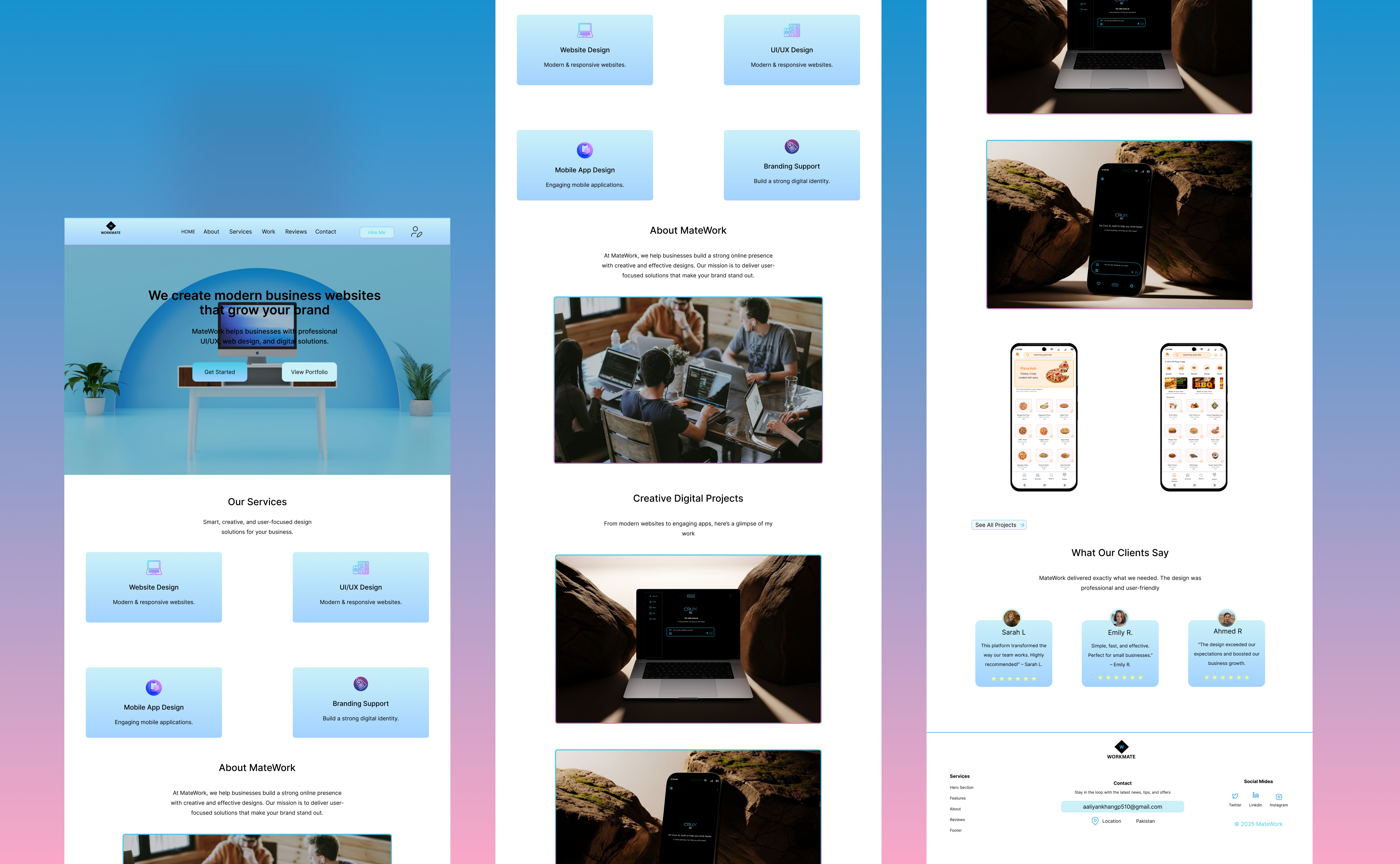 I will create contemporary UI UX for websites or mobile applications using Figma