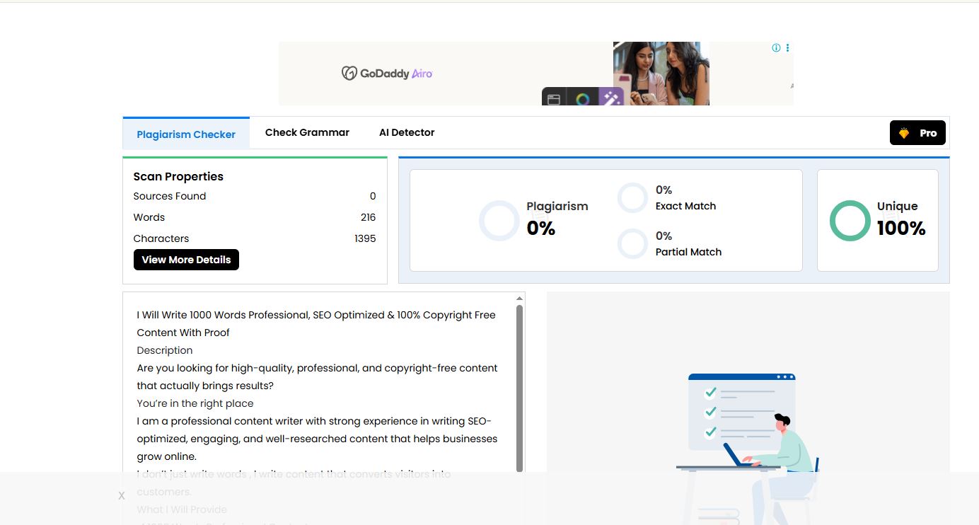 I will write SEO friendly and plagiarism free articles for your website