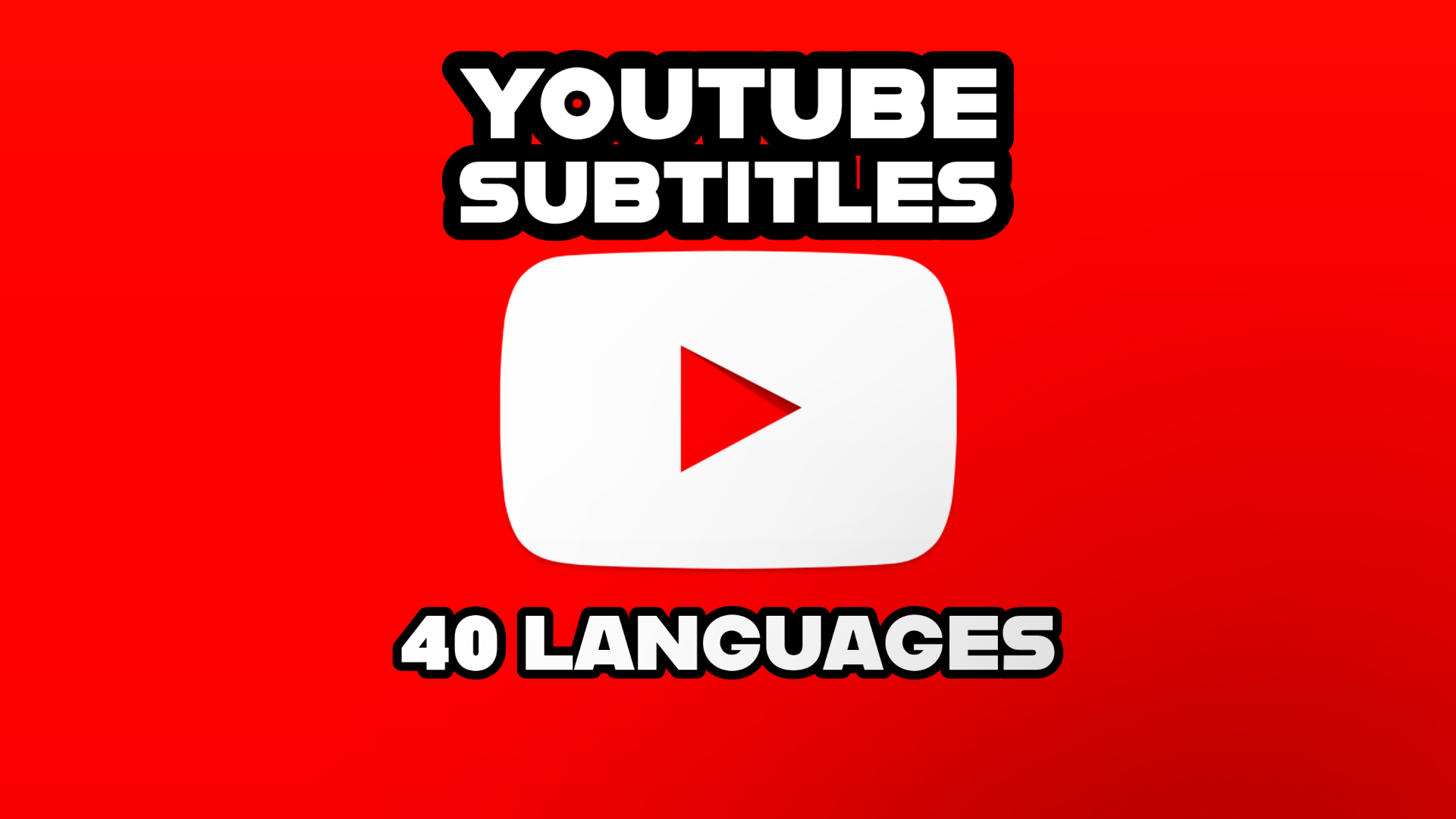 I will subtitle your YouTube video into 40 languages