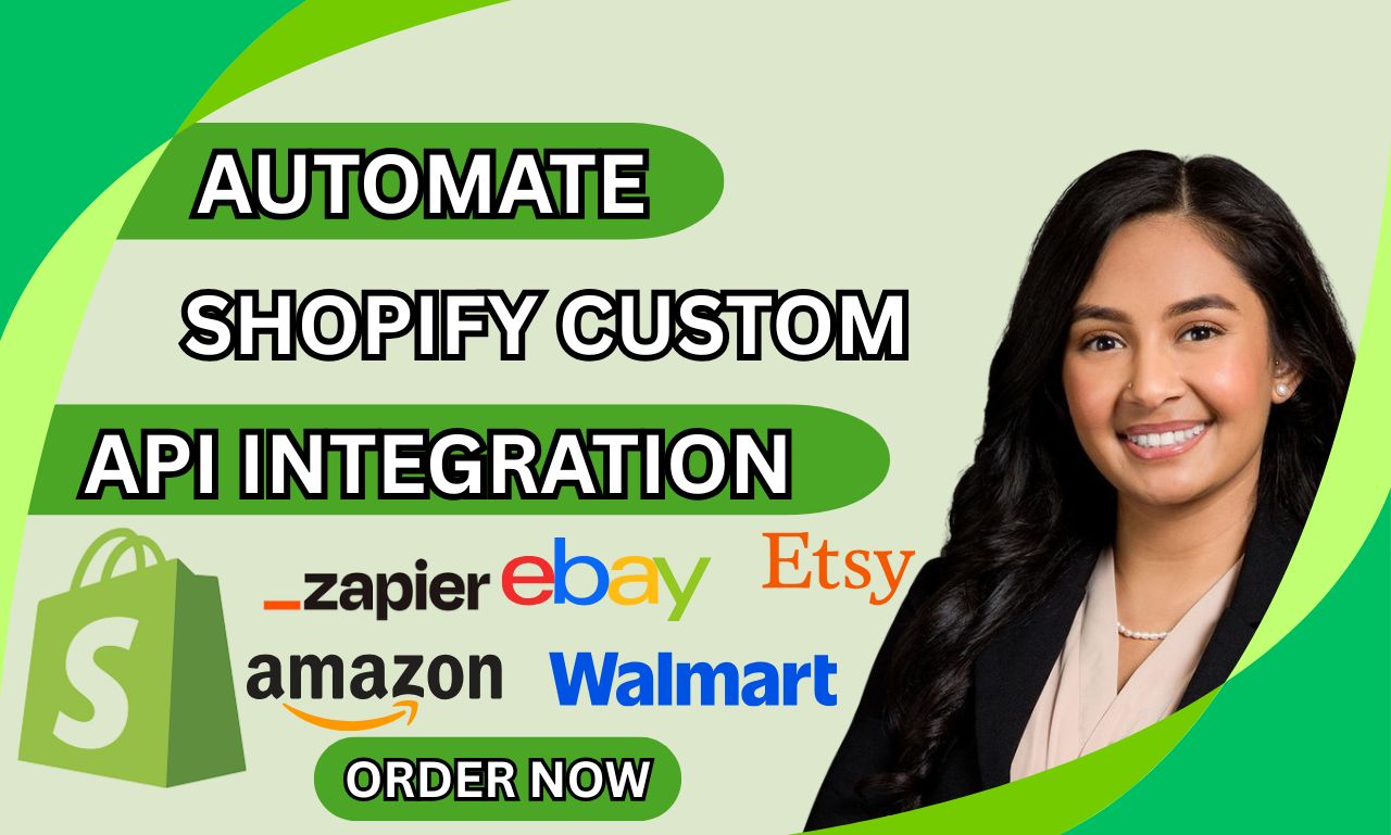 I will build automated shopify store shopify api integration custom app development