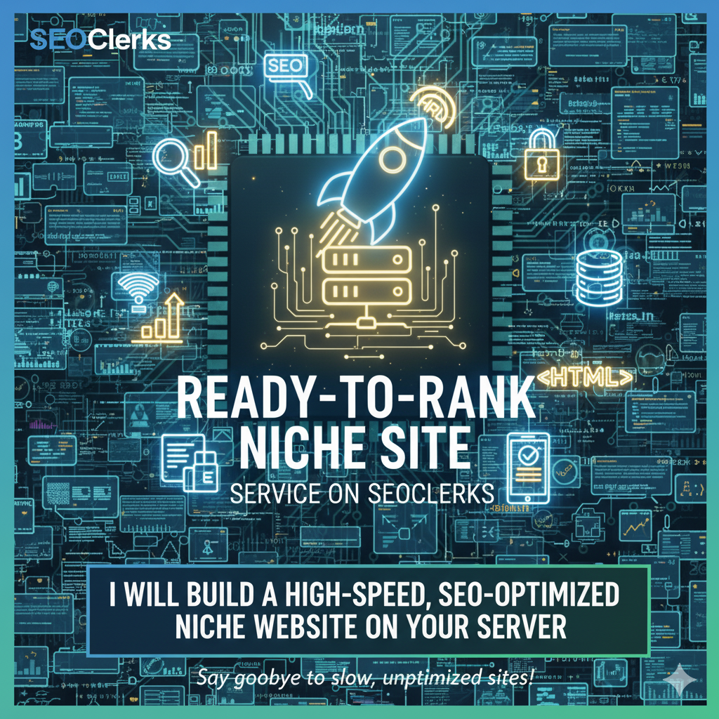 I will build a High-Performance SEO Niche Website with 90+ PageSpeed