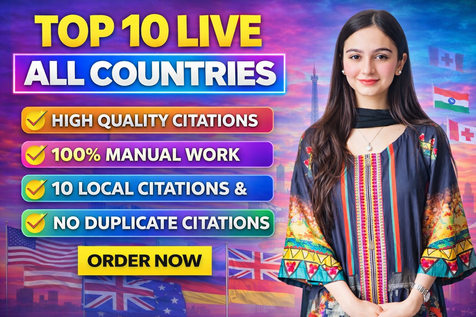I Will Create Top 10 Live All Countries Local Citations &ndash; 100% Manual & High Authority Listings