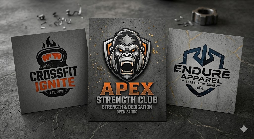 I Will Design a Hardcore Gym, Fitness, and Crossfit Sports Logo