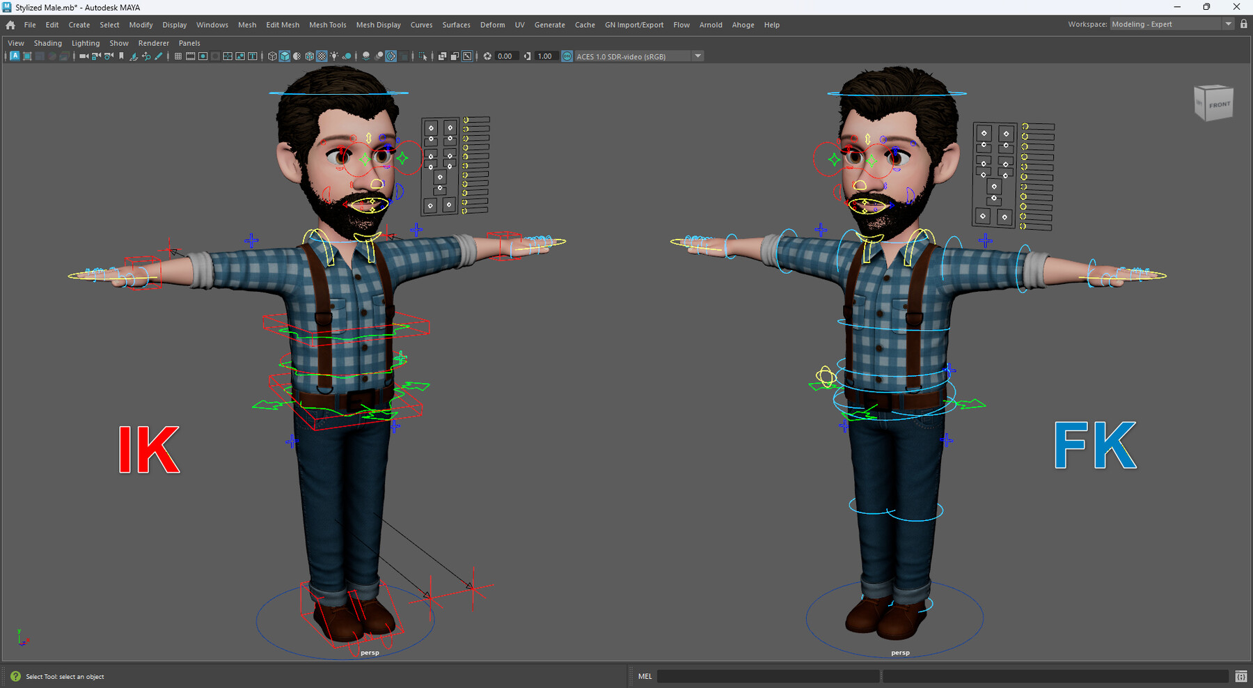 I will create and rig 3d character model in blender, maya, cc4, cc5, iclone 8