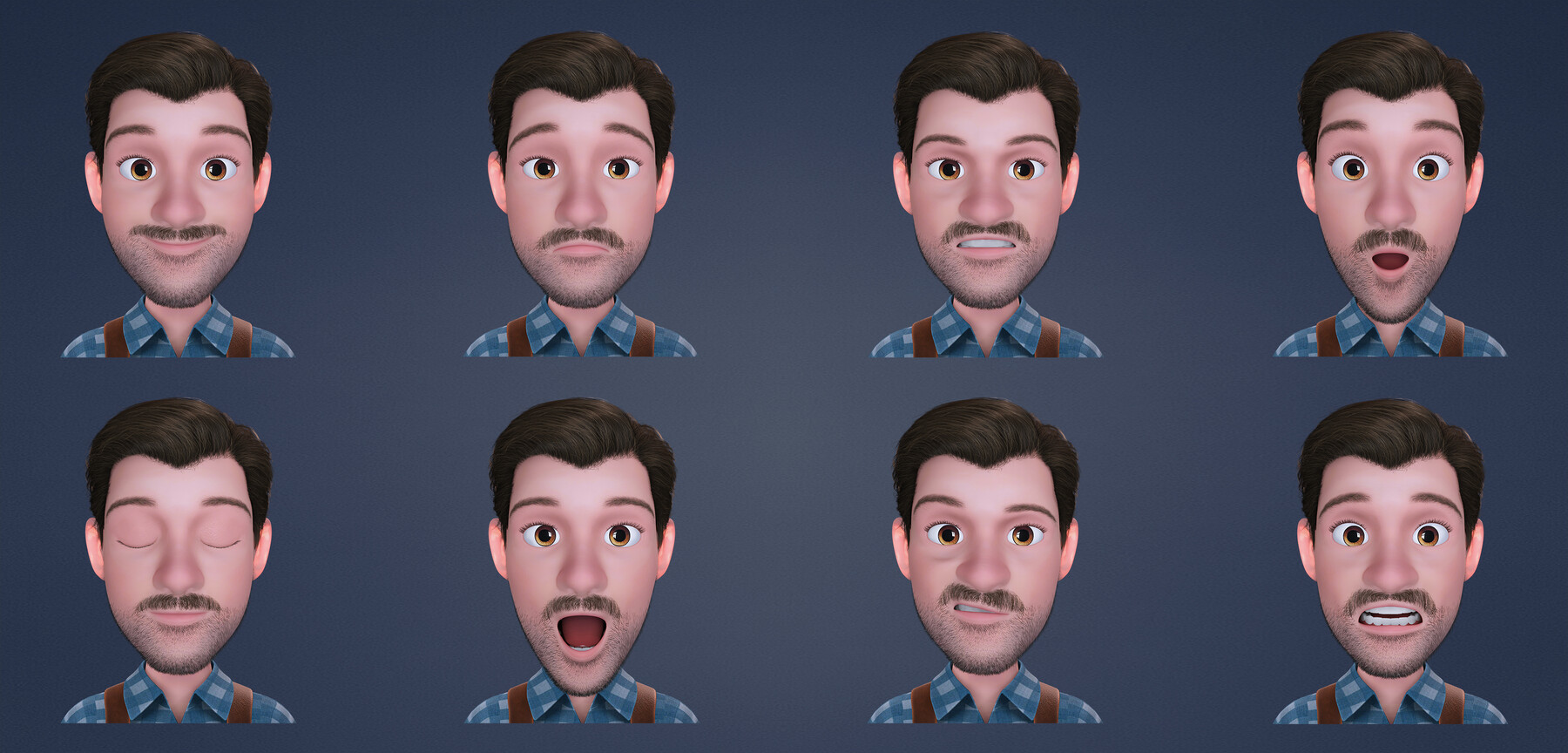 I will create and rig 3d character model in blender, maya, cc4, cc5, iclone 8