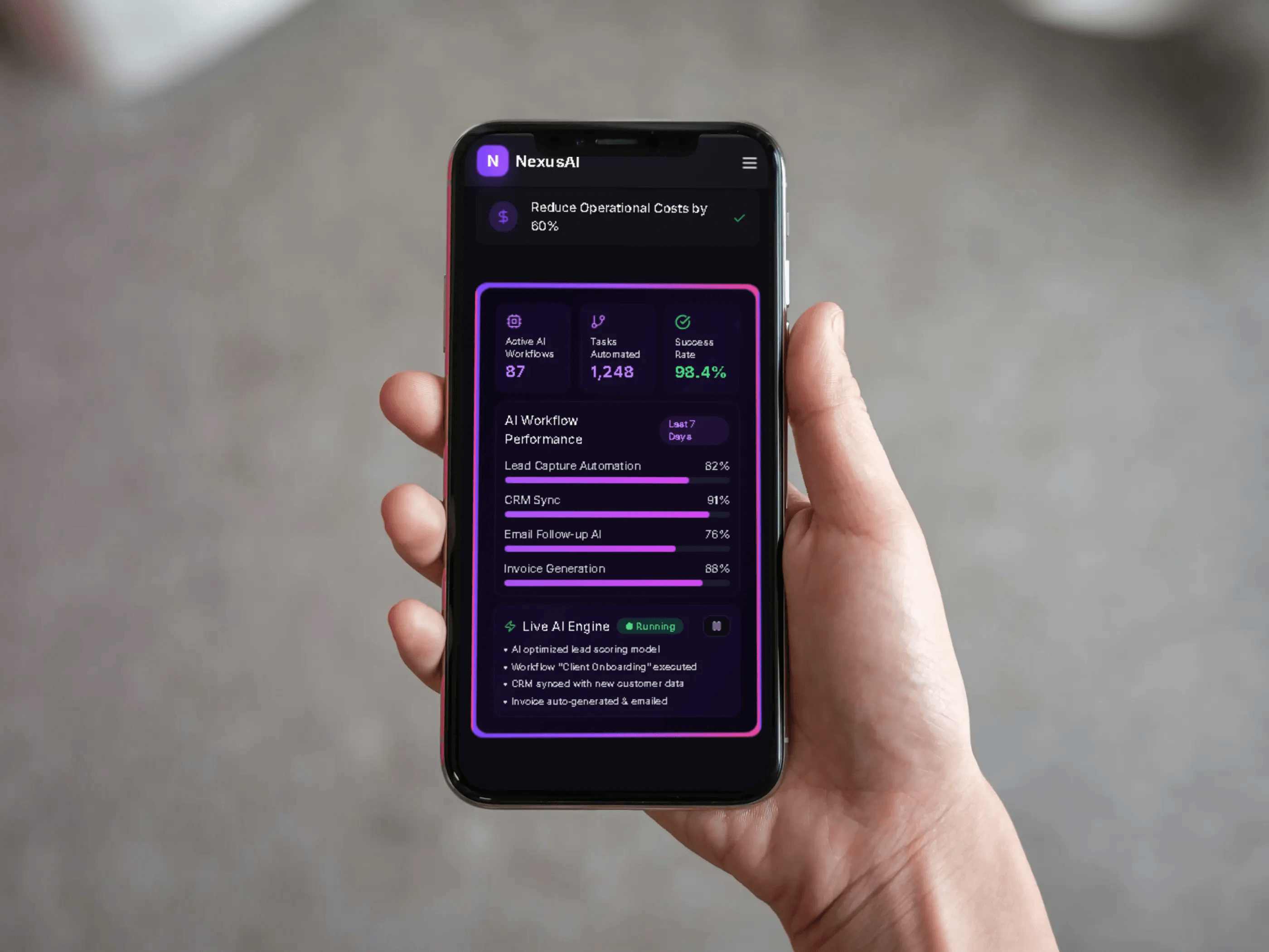 I will create a stunning modern website with clean UI and animations