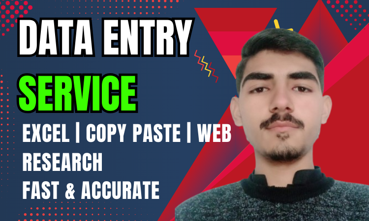 I will do accurate data entry, excel, copy paste and web research