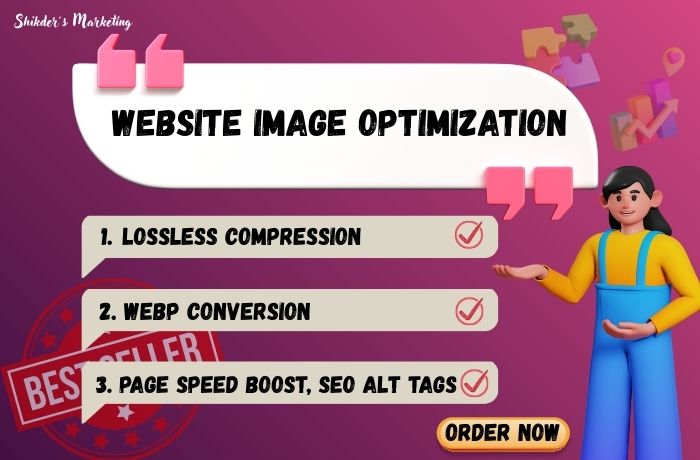 I will Compress Images and add Alt Tags to Improve your SEO.