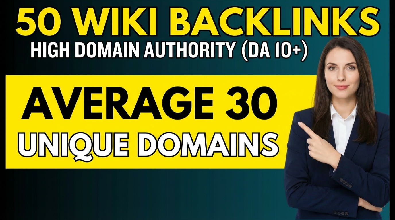 50 Powerful High Authority Niche Relevant Wiki Article SEO Backlinks