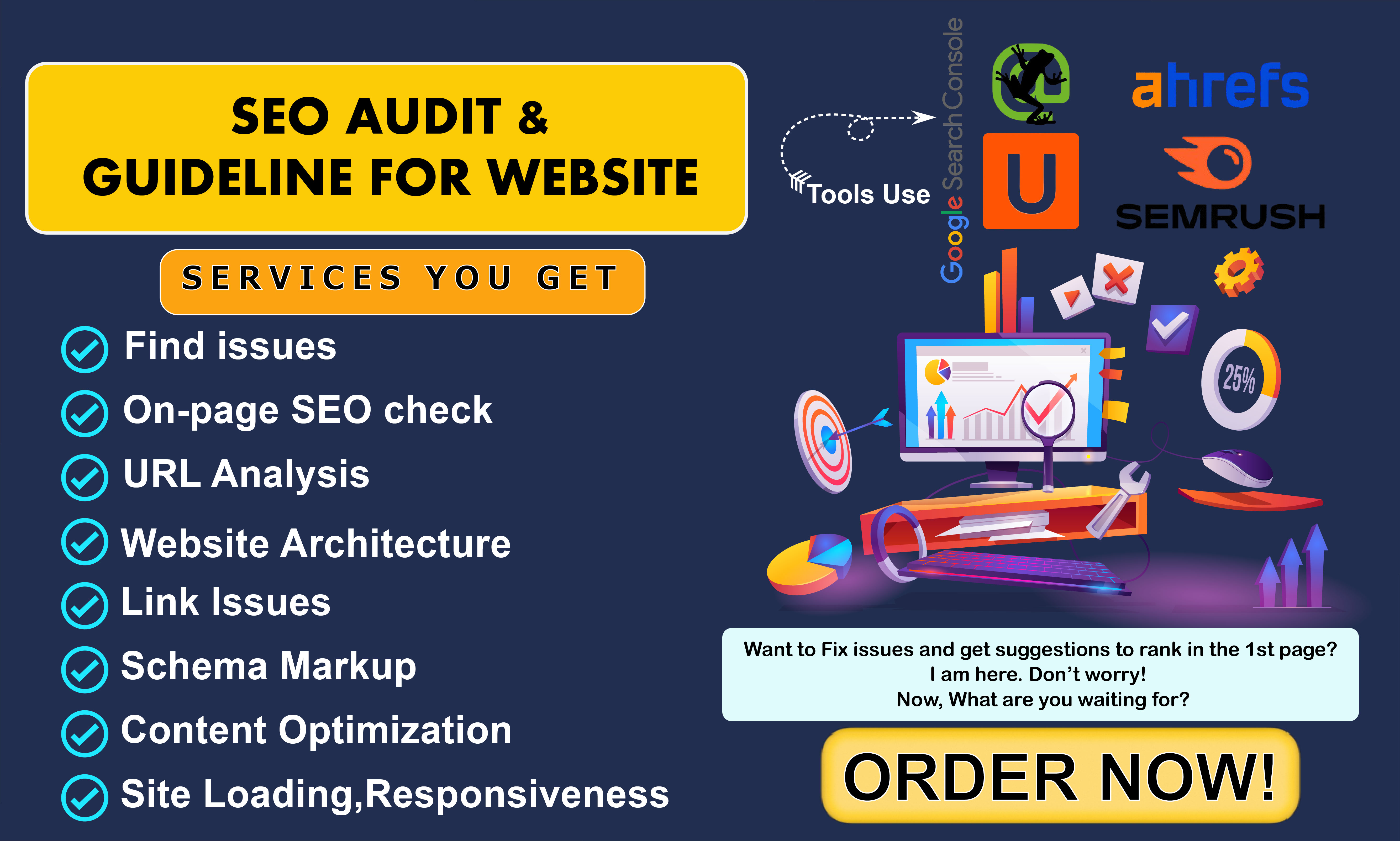 SEO Audit & Guideline Manually for Your Website