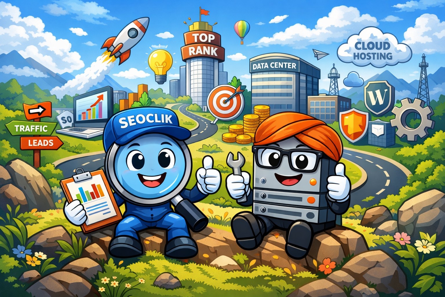 Traffic2Top &ndash; Complete SEO & Hosting Power