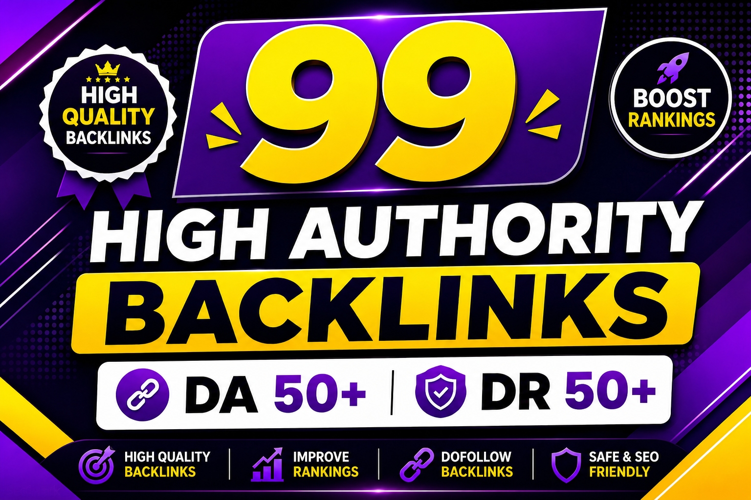 I Will Build 99 High Authority DA 50+ DR 50+ Indexed ...