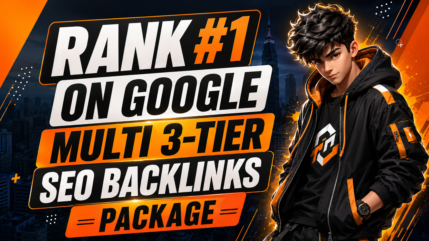 Rank Page 1 Premium 3500 Multi 3-tier seo package wit...