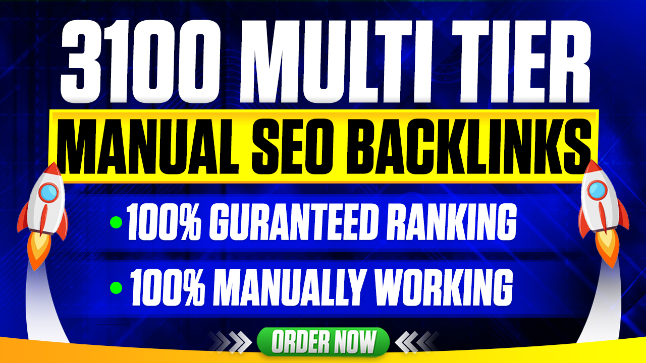 SUPER POWER Multi 3 Tiered SEO Backlinks for Top Goog...