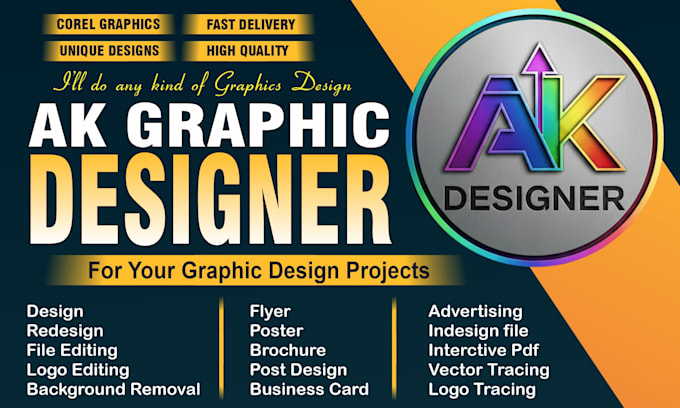 Professional Modern Creative Unique Graphic Designing