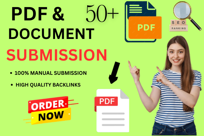 I Will Do 50 High-Quality PDF Submissions for SEO &am...