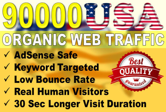 I will generate USA web traffic