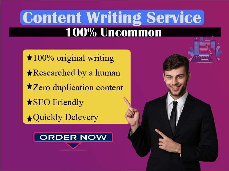 I will write 3x500 words of unique, well researched and SEO friendly content written with the right 