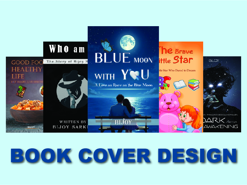 I will create a unique book cover design for your story.
