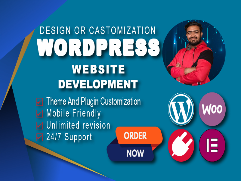 I Will Build, Rebuild, Design and Redesign Modern WordPress Websites