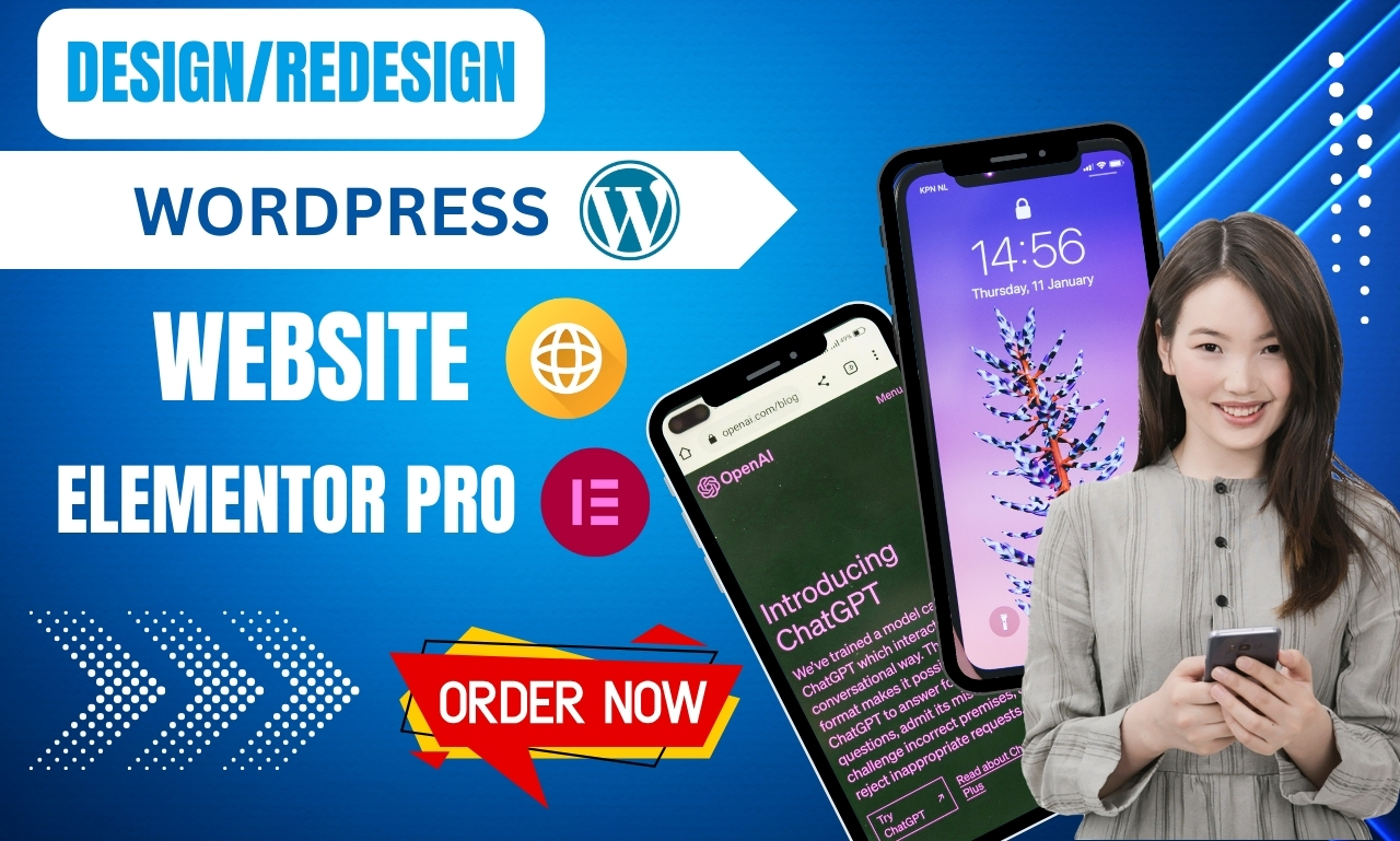 I Will Build, Redesign, Clone And Fix WordPress Websites Using Elementor Pro