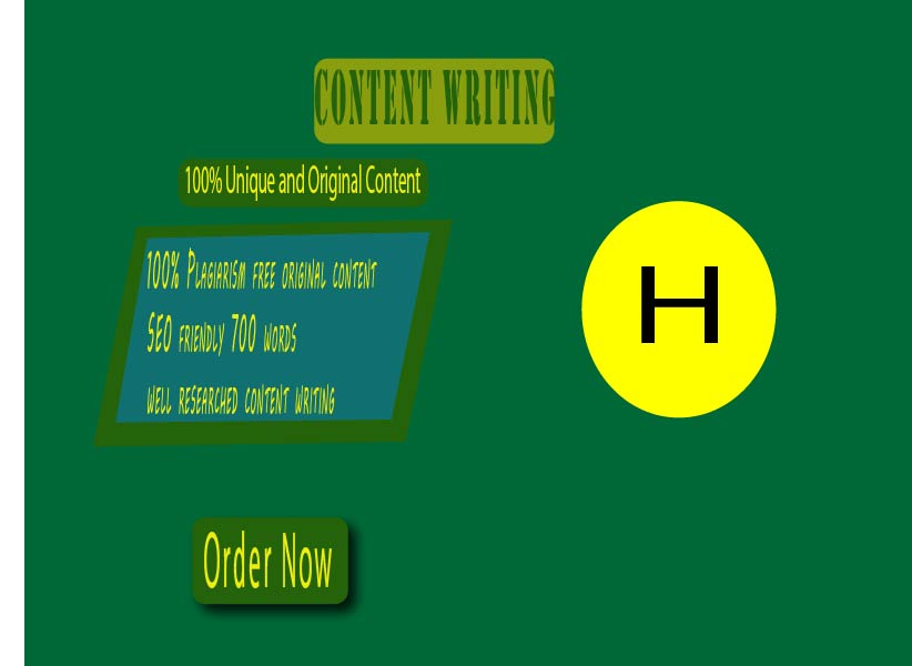 High Quality , SEO Friendly, 700 Fresh Words Different type of original Article