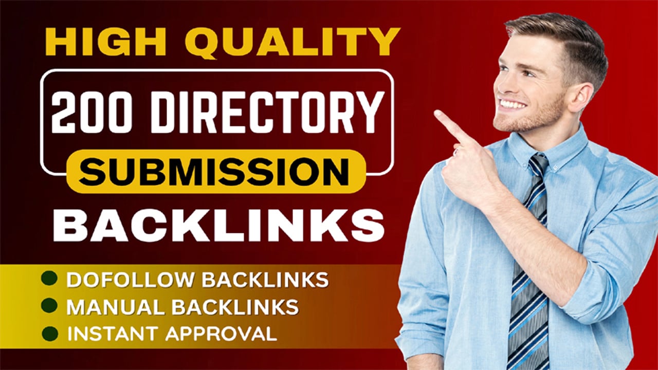 200 Directory Submissions for Website SEO & Onlin...