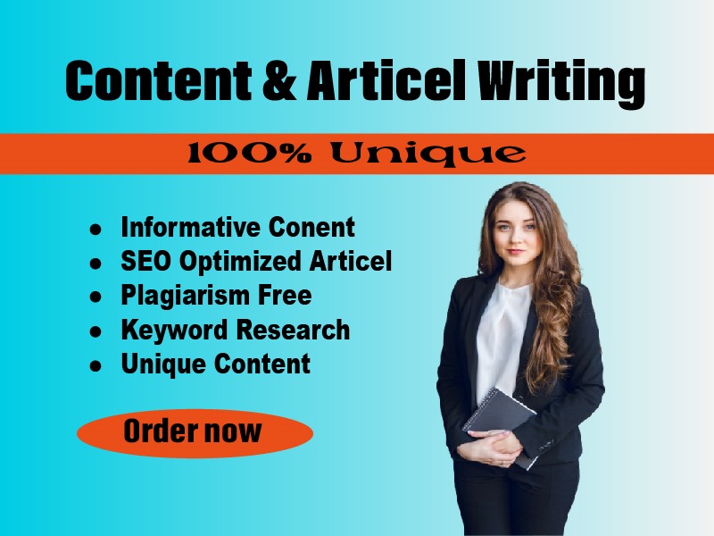 I will write professionally articel and contents for your blog or website - upto 1000 words.