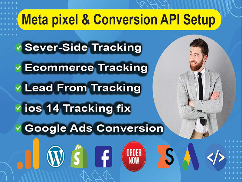 I will setup or fix meta facebook pixel and conversion API via GTM