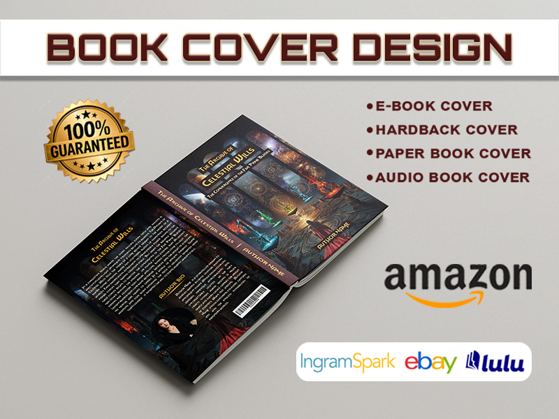 I will design a professional eye catching book cover