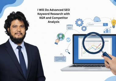 I Will Do Advanced SEO Keyword Research with KGR and Competitor Analysis
