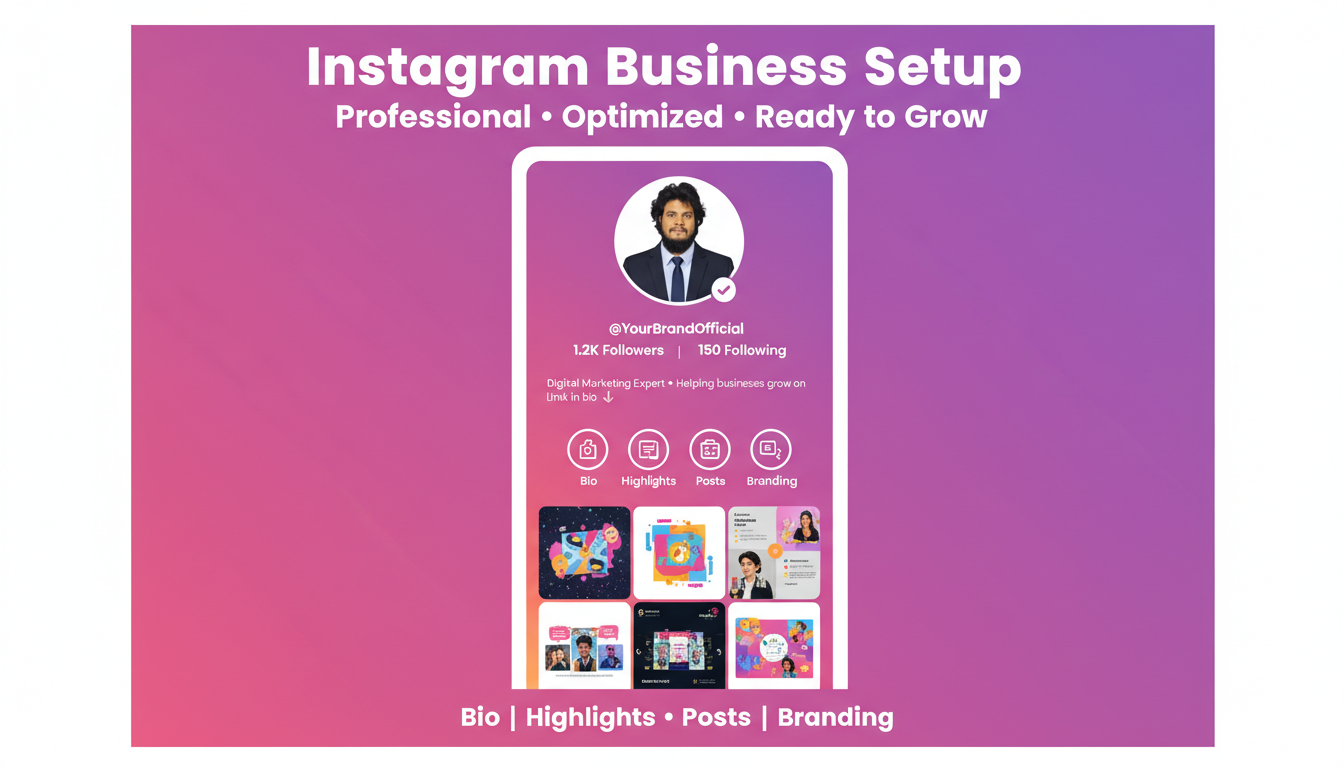 I will create and fully set up a professional Instagram business page