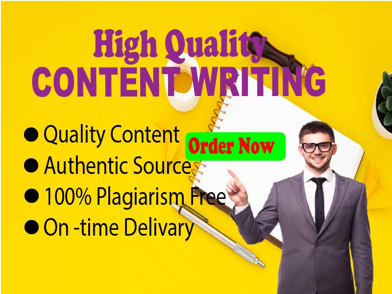 I Serve you best quality of content writing & art...