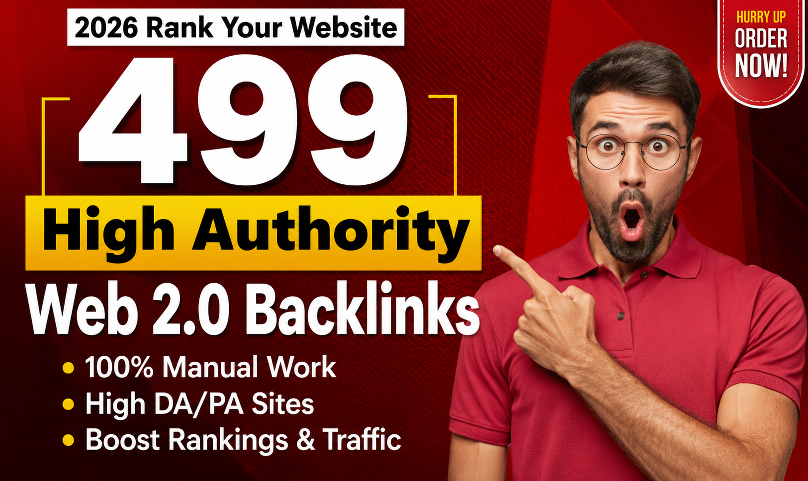 I will create 499 high authority Web 2.0 backlinks fo...