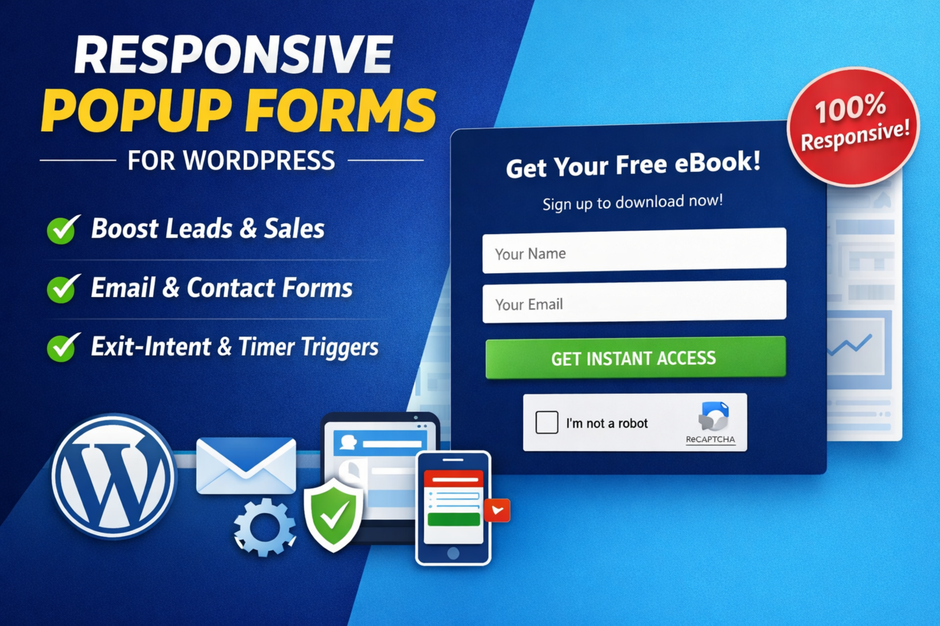 I will create a high -converting MailChimp popup form...