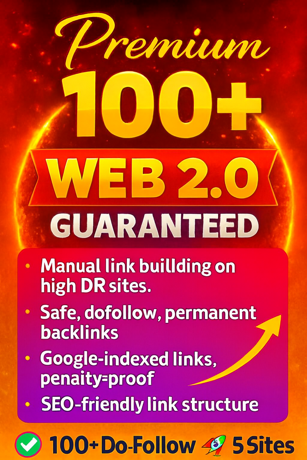 100+ High DA Web 2.0 Dofollow Backlinks for Higher Google Rankings 