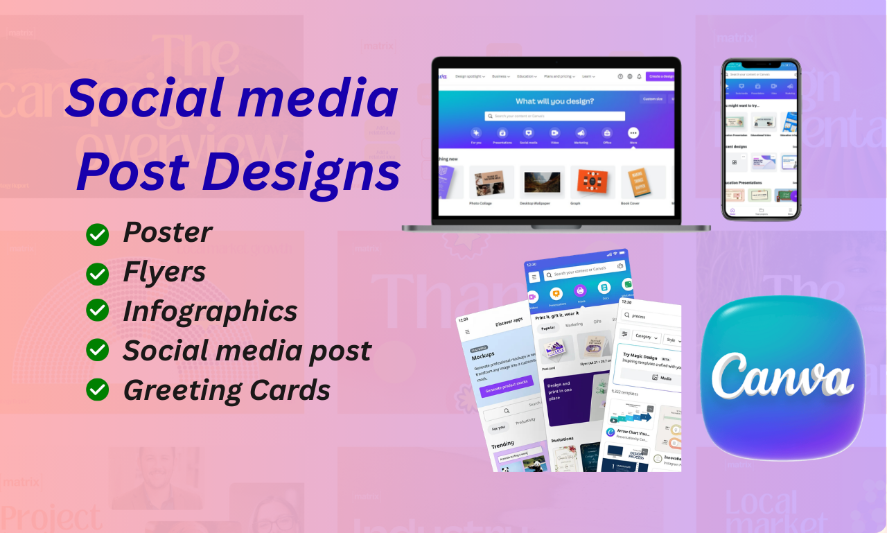 I will design custom social media graphics for any platform