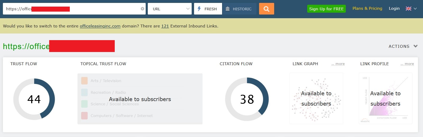 Increase TF 35+ CF 20+ with High Quality Backlinks