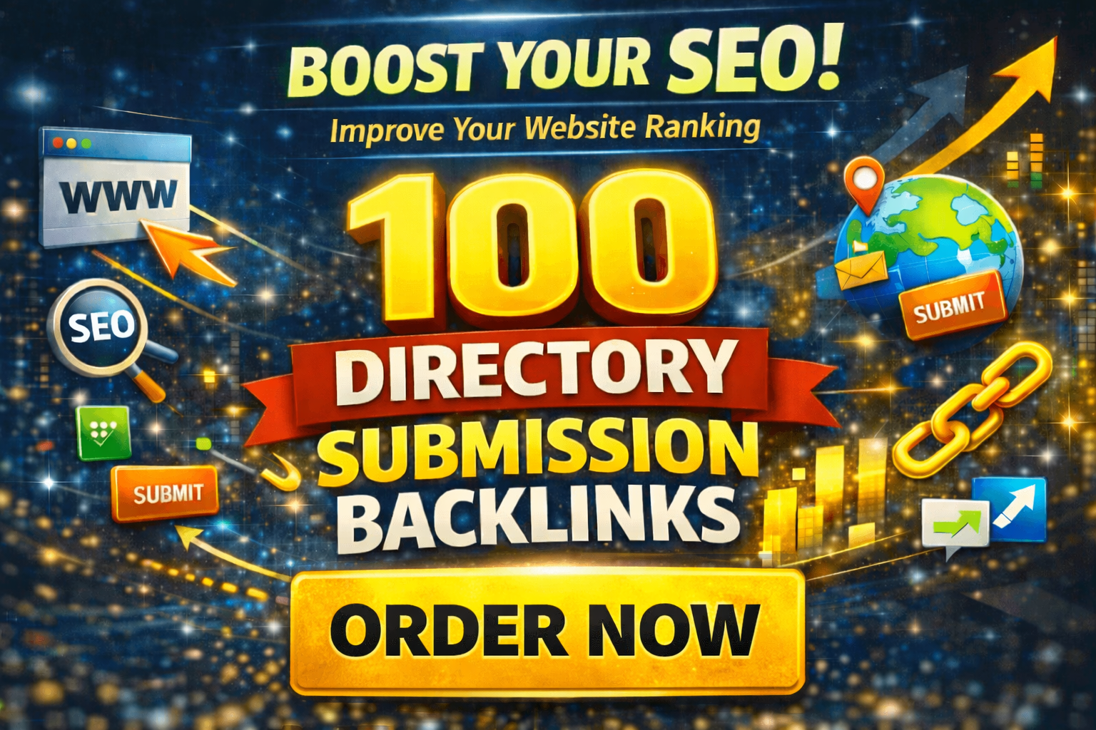 Increase Your Website Authority with 100 Manual Direc...