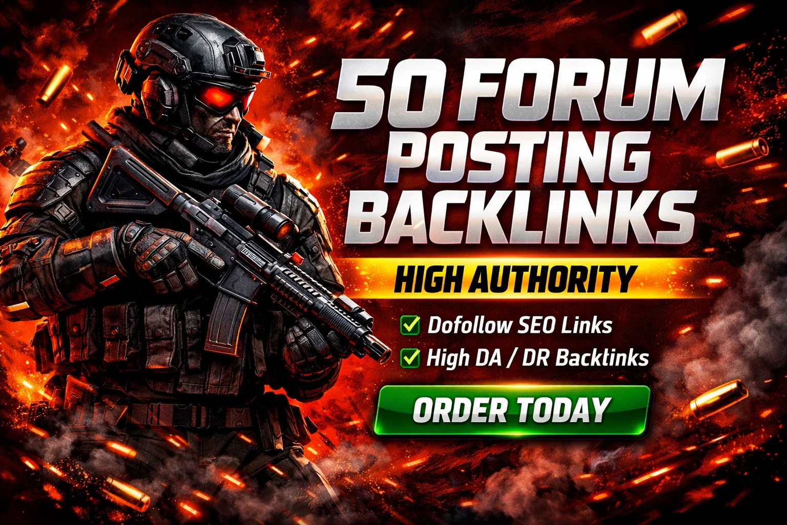 I Will Create 50 High-Quality Forum Posting Backlinks...