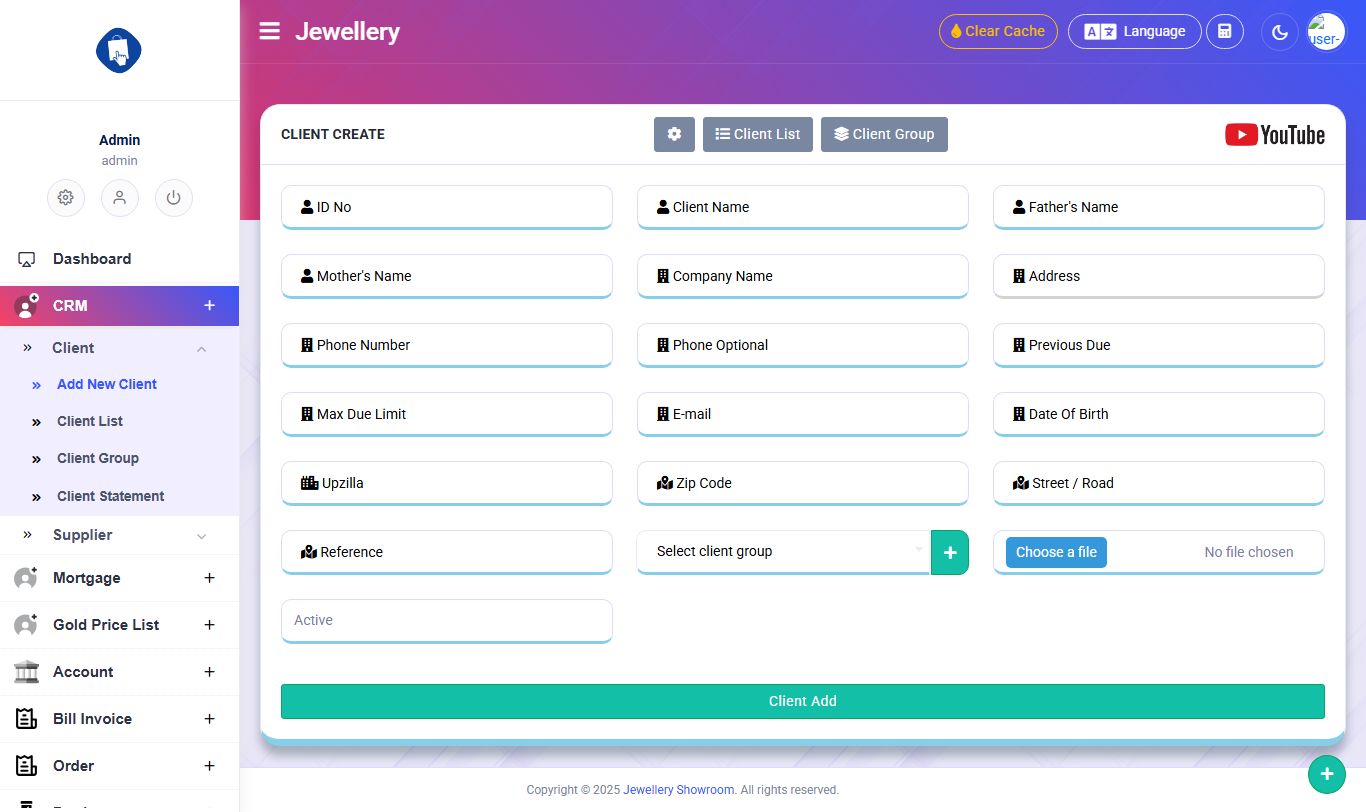 Jewelary Shop Management Software