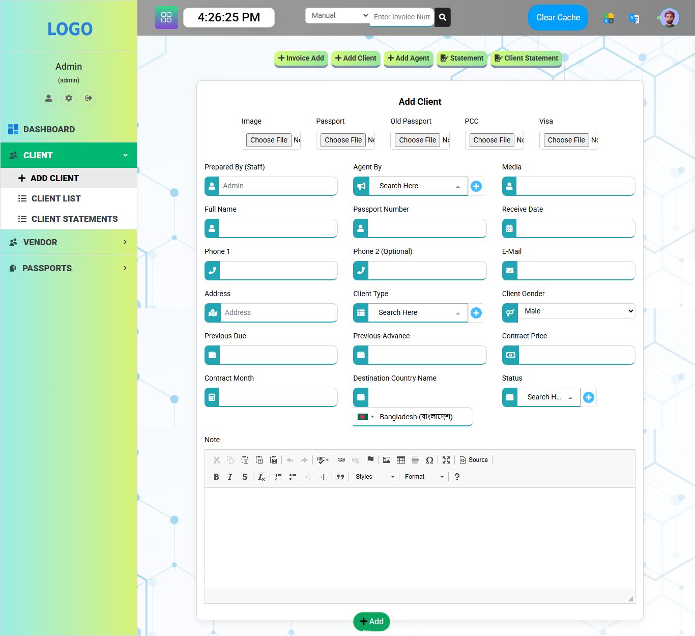 Travel Agency Management Software