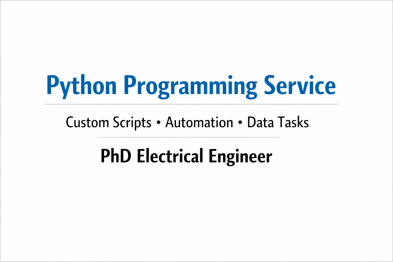 I will write a clean and professional Python script f...
