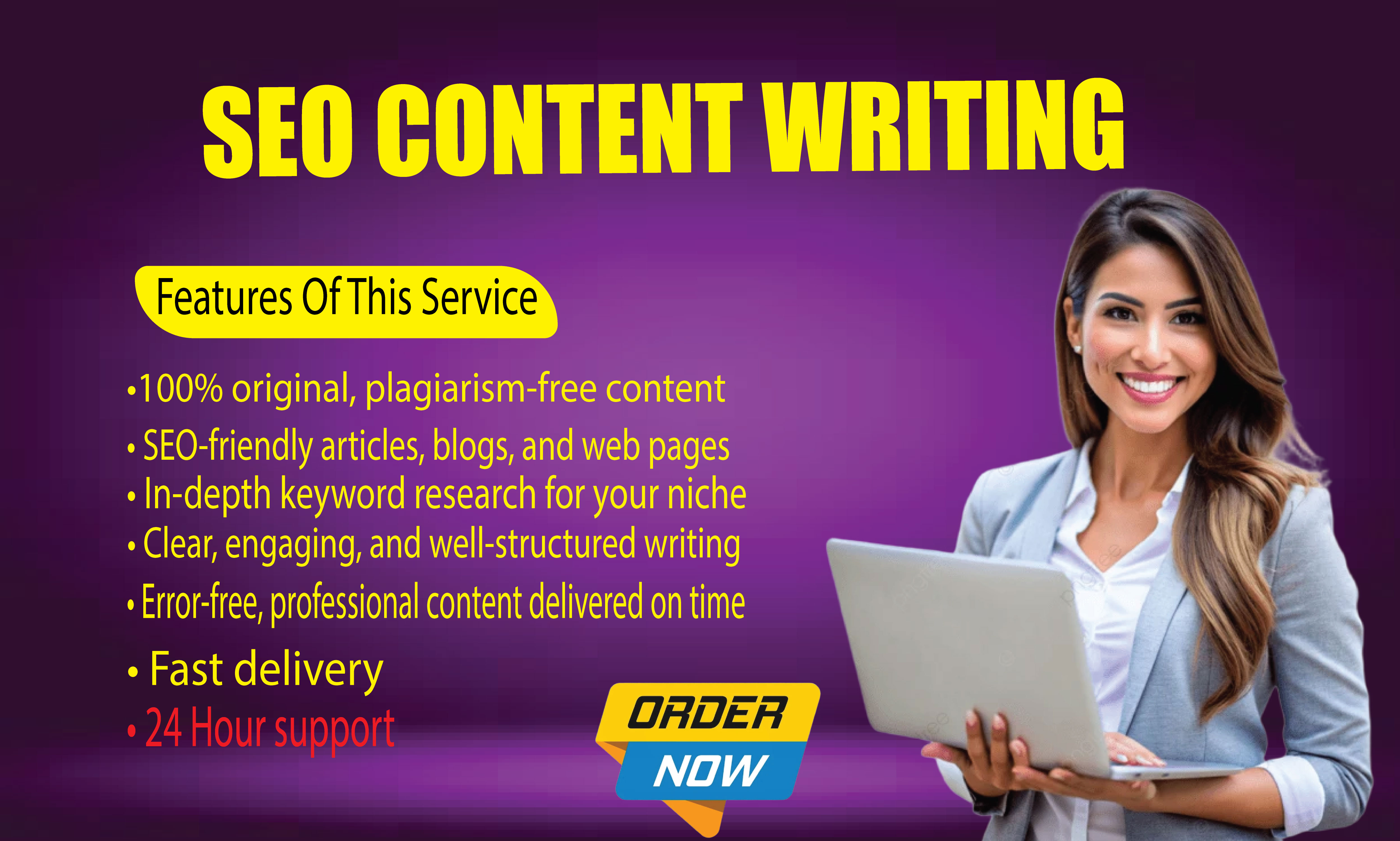 I Will write 1500+ Words of Unique SEO Content, Blog Posts & Web Articles