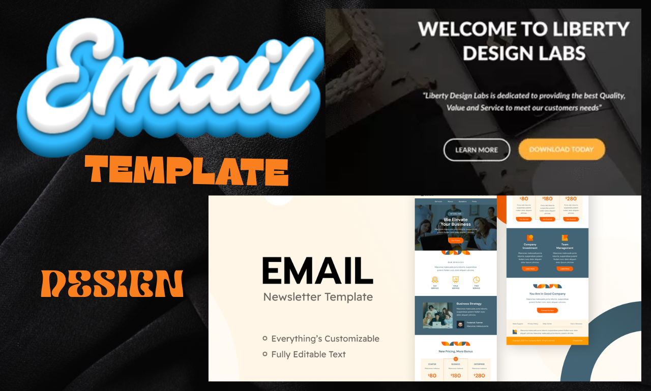 I will design responsive HTML email template or edita...