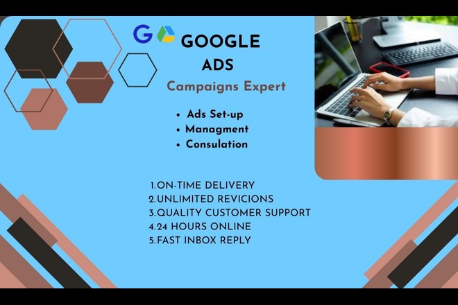 I will setup google ads for e-commerce and local busi...